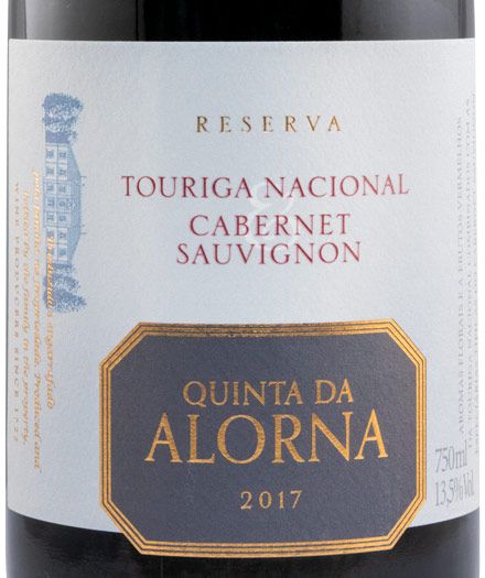 2017 Quinta da Alorna Reserva Touriga Nacional & Cabernet Sauvignon red