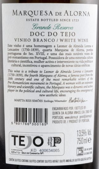 2017 Marquesa de Alorna Grande Reserva branco