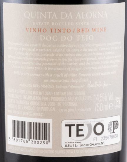 2019 Quinta da Alorna Castelão red