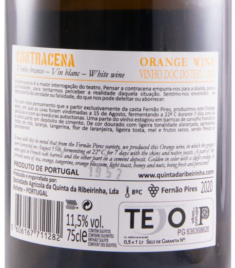 2020 Contracena Orange Wine Fernão Pires white