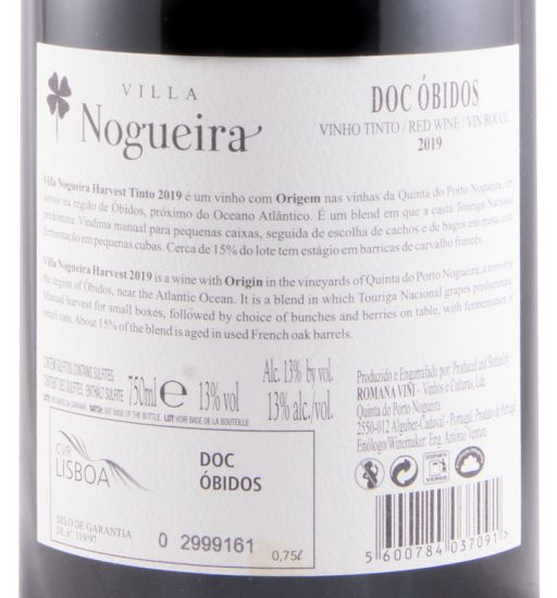 2019 Villa Nogueira Harvest tinto