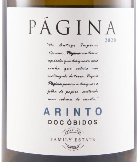 2020 Página Arinto branco