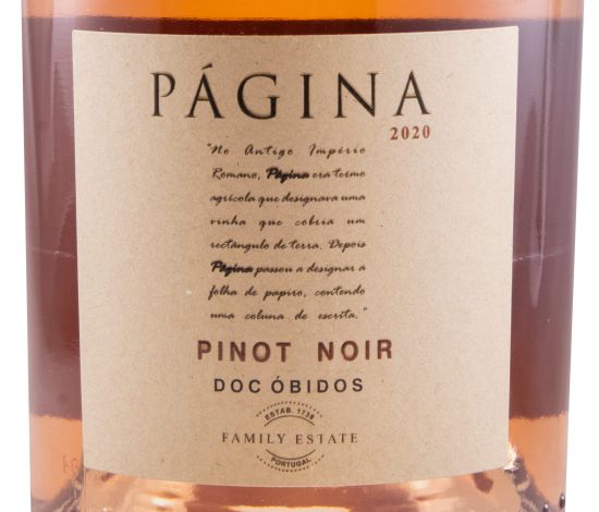 2020 Página Pinot Noir rosé