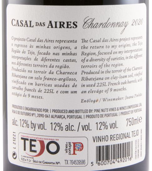 2020 Casal das Aires Chardonnay white