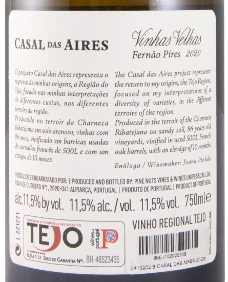 2020 Casal das Aires Vinhas Velhas Fernão Pires white