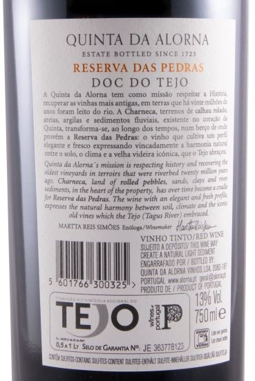 2017 Quinta da Alorna Reserva das Pedras Castelão red