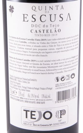2019 Quinta da Escusa Castelão tinto