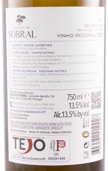 2021 Encosta do Sobral Selection white