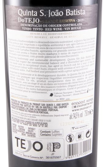 2019 Quinta S. João Batista Grande Reserva tinto