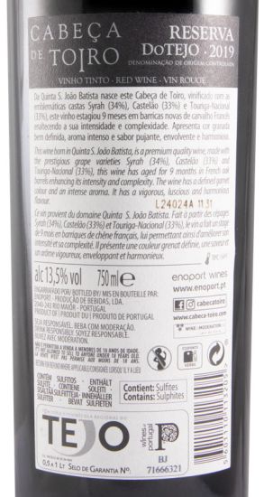2019 Cabeça de Toiro Reserva red