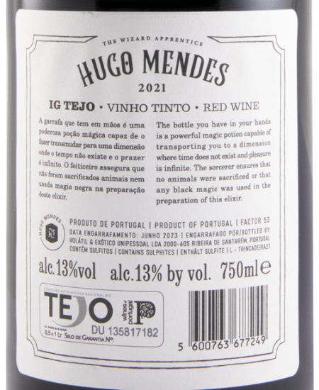 2021 Hugo Mendes Tejo tinto