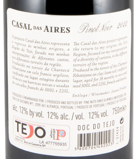 2022 Casal das Aires Pinot Noir red