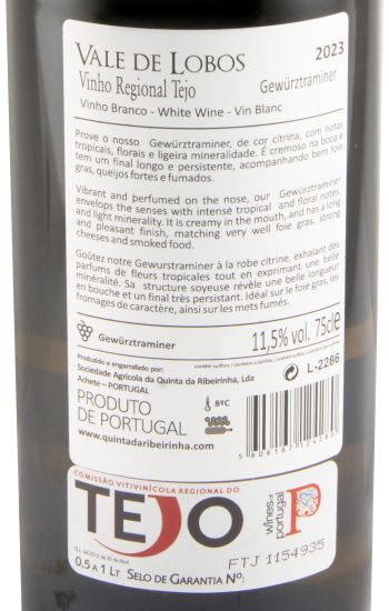 2023 Vale de Lobos Gewürztraminer branco