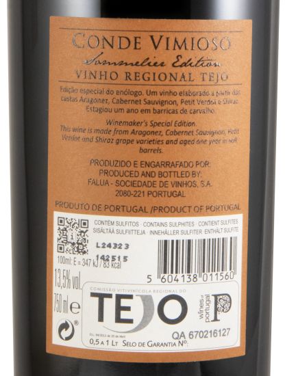 2022 Conde Vimioso Sommelier Edition tinto