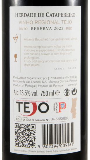 2023 Herdade de Catapereiro Reserva tinto