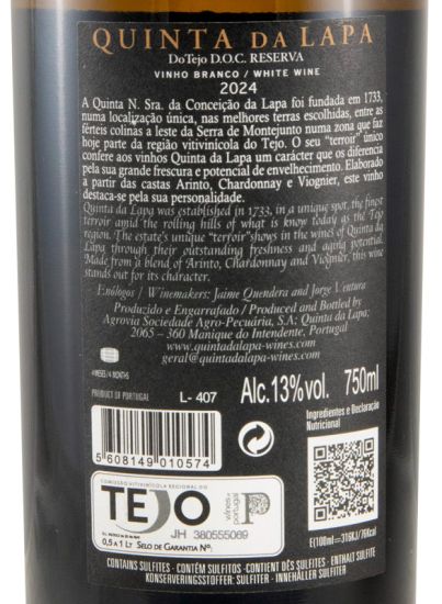 2024 Quinta da Lapa Reserva white