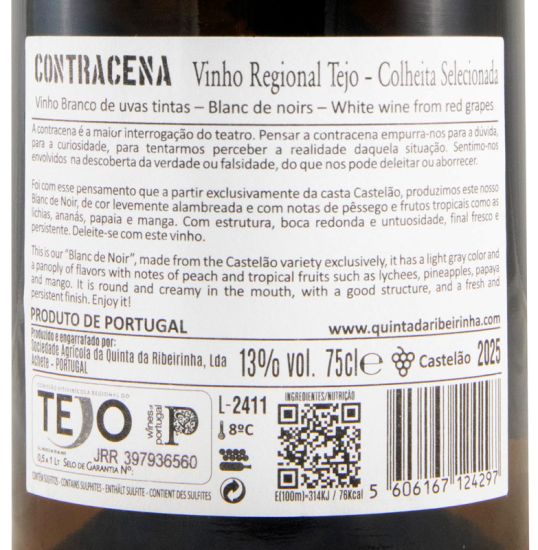 2025 Contracena Castelão Blanc de Noir branco