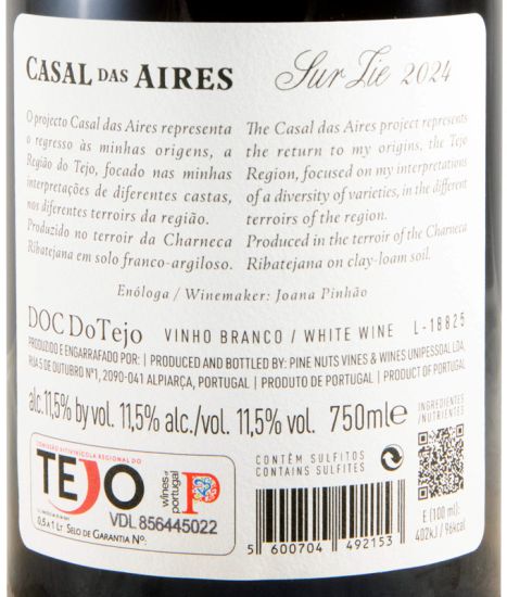 2024 Casal das Aires Sur Lie branco