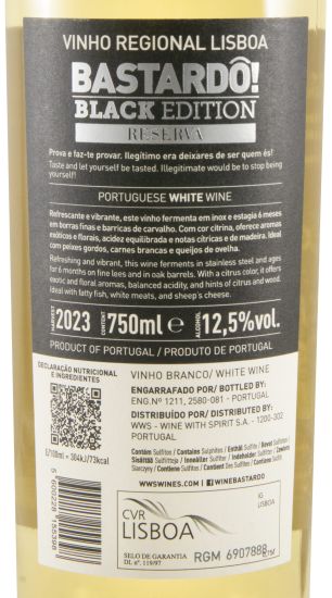 2023 Bastardô! Black Edition Reserva white