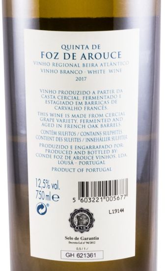 2017 Quinta de Foz de Arouce white