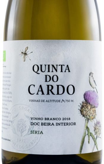 2018 Quinta do Cardo Síria biológico branco