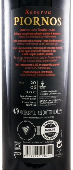 2006 Piornos Reserva tinto