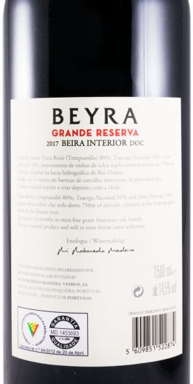 2017 Beyra Grande Reserva tinto 1,5L