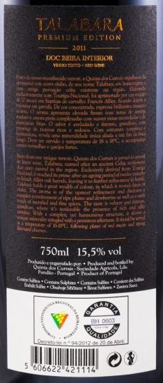 2011 Quinta dos Currais Talabara tinto