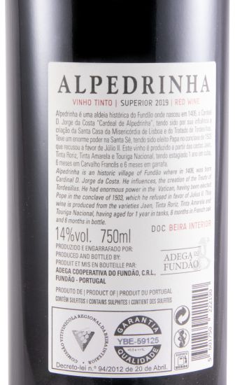 2019 Adega do Fundão Alpedrinha red