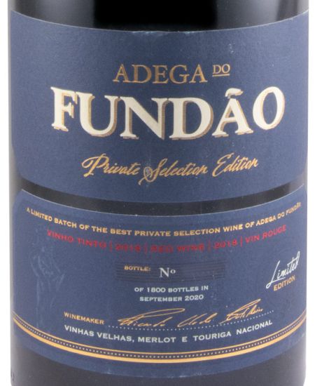 2018 Adega do Fundão Private Selection Vinhas Velhas Limited Edition red