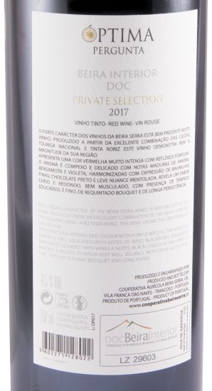 2017 Óptima Pergunta Private Selection red