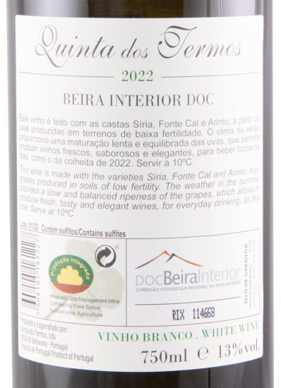2022 Quinta dos Termos white