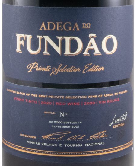 2020 Adega do Fundão Private Selection Vinhas Velhas tinto