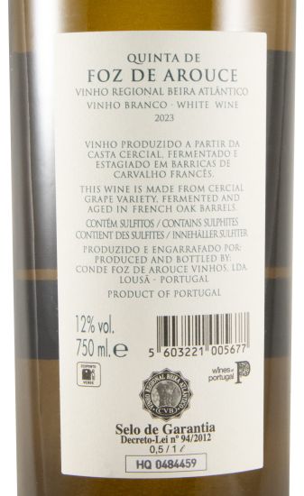 2023 Quinta de Foz de Arouce white