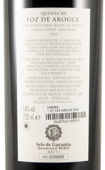 2020 Quinta de Foz de Arouce red