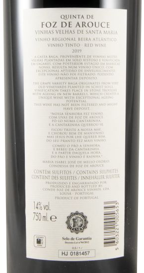 2019 Quinta de Foz de Arouce Vinhas Velhas tinto