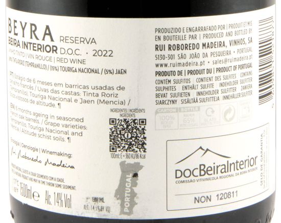 2022 Beyra Reserva tinto 1,5L