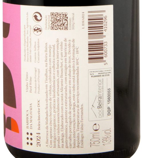 2024 Barroca da Malhada Alicante Bouschet tinto