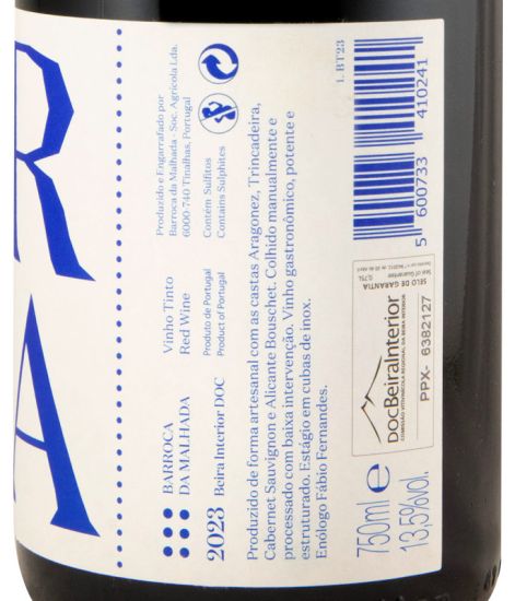 2023 Barroca da Malhada BRQA red