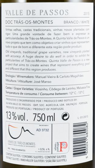 2015 Valle de Passos branco