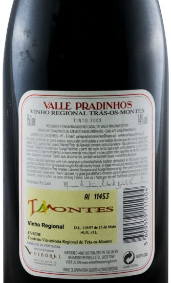 2003 Valle Pradinhos red