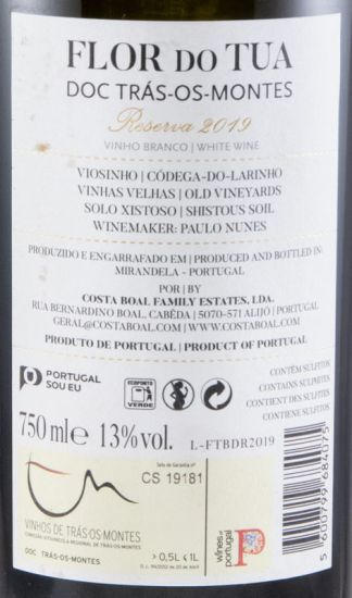2019 Flor do Tua Reserva white