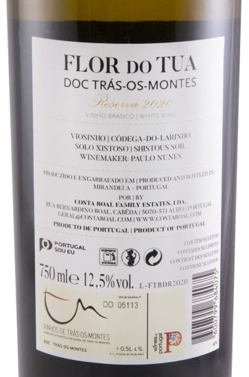 2020 Flor do Tua Reserva branco