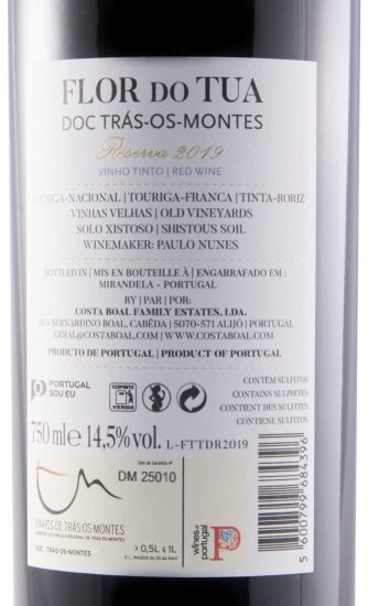 2019 Flor do Tua Reserva red