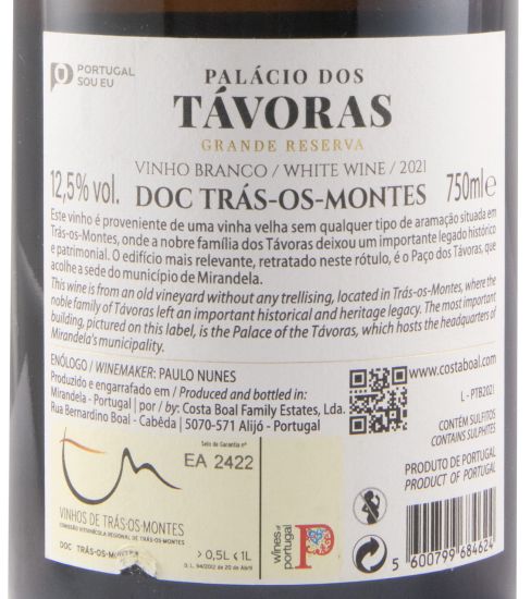 2021 Palácio dos Távoras Vinhas Velhas Grande Reserva white