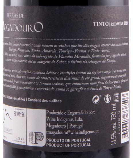 2020 Terras de Mogadouro red
