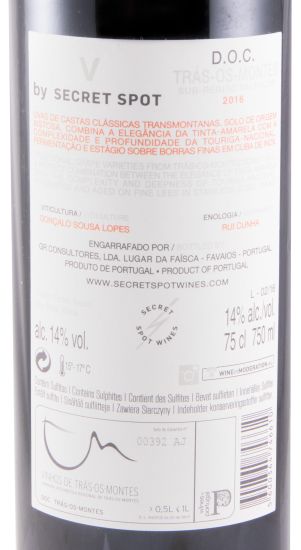 2016 Valpaços by Secret Spot red