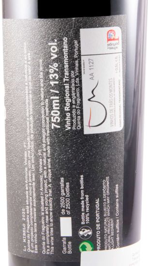 2020 Quinta do Fragueiro Mibelo red (damaged label)