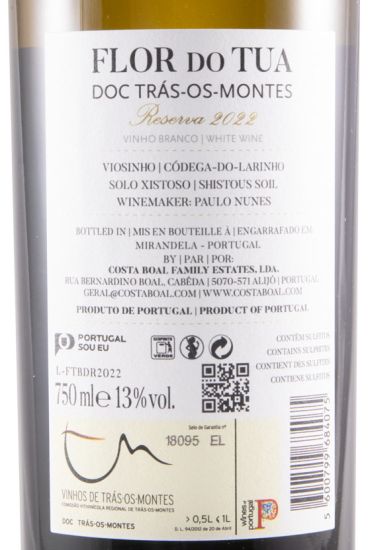 2022 Flor do Tua Reserva white