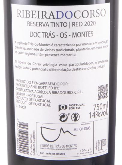 2020 Ribeira do Corso Reserva red